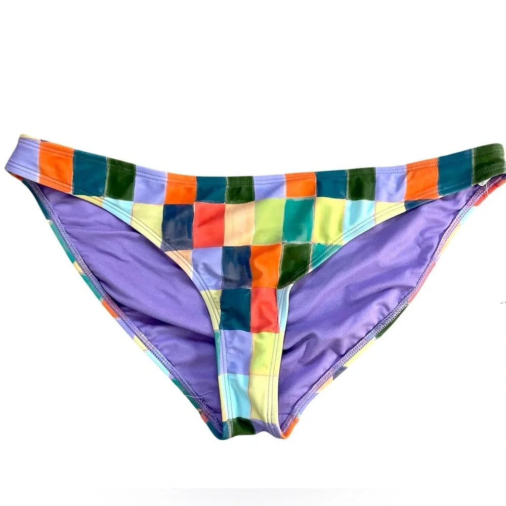 Body Glove Rosalia Aloha Vibes Low Rise Bikini Bottom Swimsuit Size L NWT